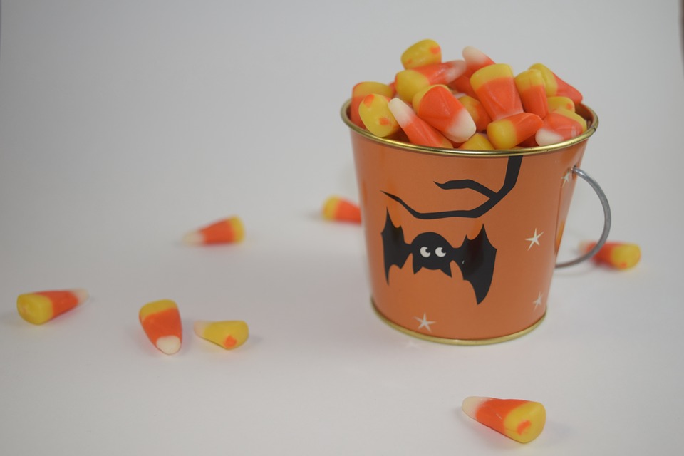 Sweets Bucket Treat Halloween Candy Candy Corn